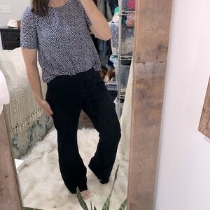 Merona black dress career pants size 10